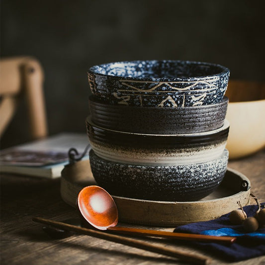 Retro Soup Bowl Japanese Style Drinking Bowl - Hearth & Lume