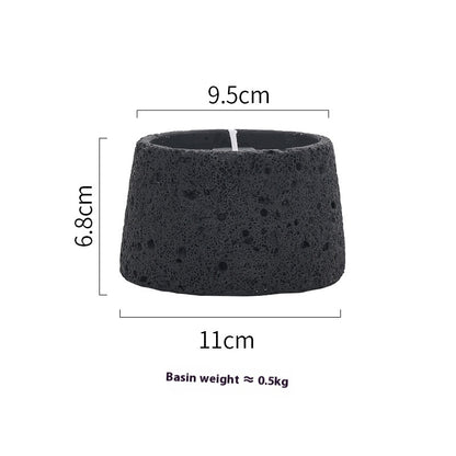 Home Decorative Crafts Candle Holder Cement Aromatherapy Candle Cup - Hearth & Lume