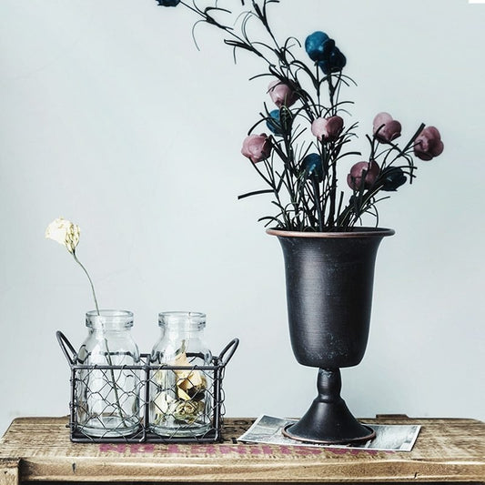 Creative retro distressed iron cup - Hearth & Lume