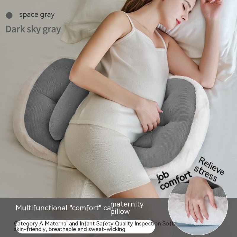 Waist Side Pillow Belly Support During Pregnancy Sleeping U - shaped Cushion - Hearth & Lume