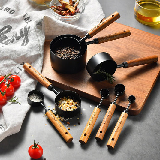 Stainless Steel Measuring Cup Measuring Spoon Home Baking Measuring Spoon Measuring Measuring Spoon Tool Suit - Hearth & Lume