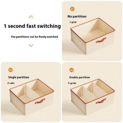 Clothes Storage Box Foldable Underwear Storage Box - Hearth & Lume