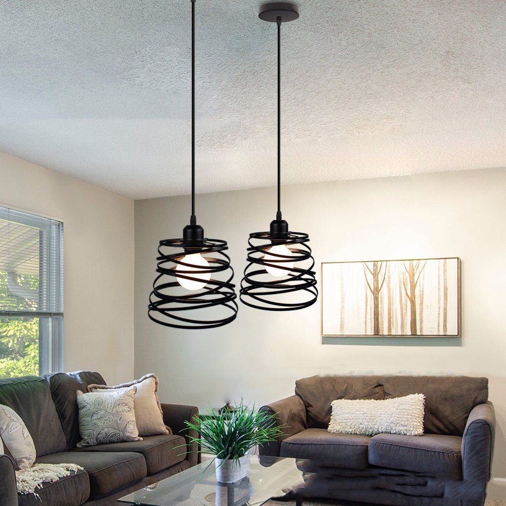 Restaurant Cafe Bar Iron Art Single Head Post Modern Chandelier - Hearth & Lume