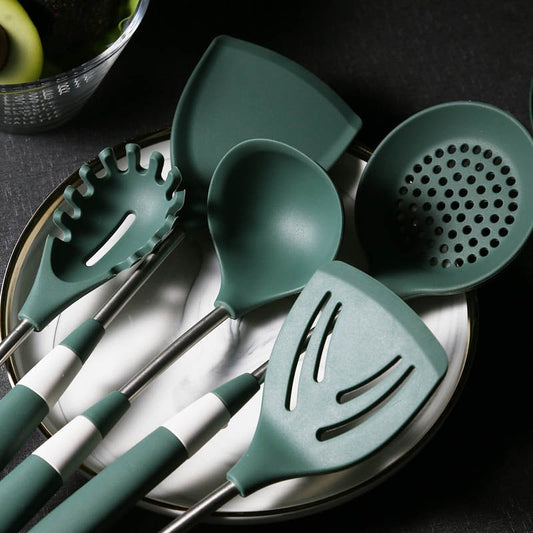 Silicone Spatula Kitchenware Spatula Set Kitchen Non - stick Cooking Spoon - Hearth & Lume