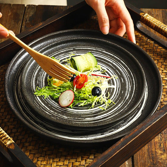 Steak Plate Home Ceramic Japanese Creative - Hearth & Lume