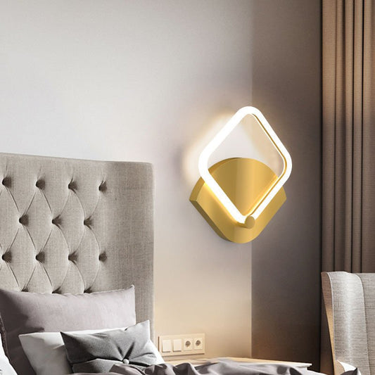 Creative Wall Lamp Simple Modern Bedroom Bedside Lamp - Hearth & Lume