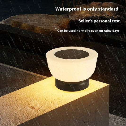 Modern Minimalist Solar Wall Lamp - Hearth & Lume