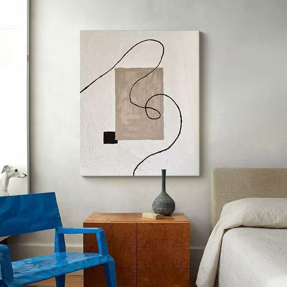 Pure Hand Drawing Minimalist Living Room Decorative Painting - Hearth & Lume