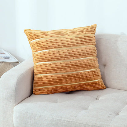 Simple Luxury Striped Velvet Pillow Cover - Hearth & Lume