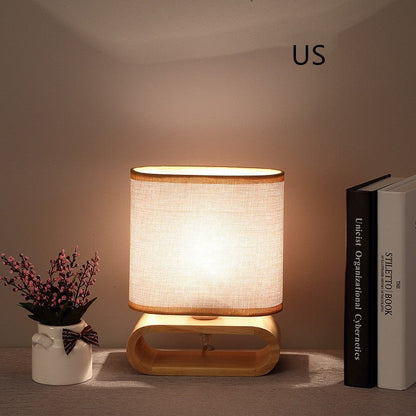 Nordic Japanese bedroom bedside table lamp - Hearth & Lume