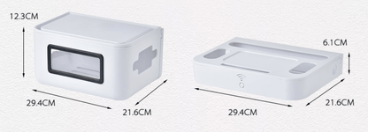 Home Wall Mounted Router Wire Storage Organizer Box - Hearth & Lume