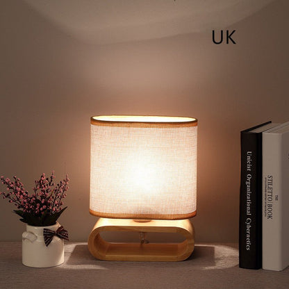 Nordic Japanese bedroom bedside table lamp - Hearth & Lume
