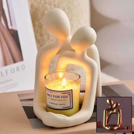 Heartwarming Loving Couple Resin Statue - Hearth & Lume