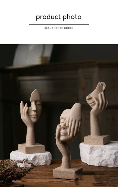 Office Living Room Sculptured Ornaments - Hearth & Lume
