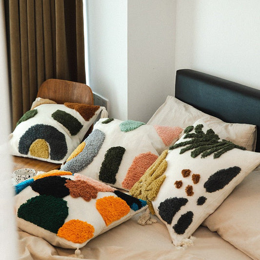 Tufted Model Room Sofa Pillowcase Homestay Home Decor - Hearth & Lume