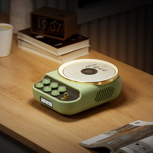 Retro Bluetooth Speaker Ambience Light CD Player - Hearth & Lume