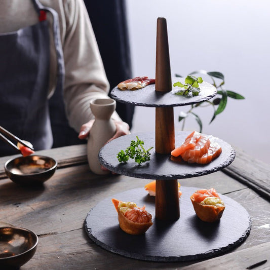 Dinner Plate Multi - layer Cake Plate Hotel Plate - Hearth & Lume