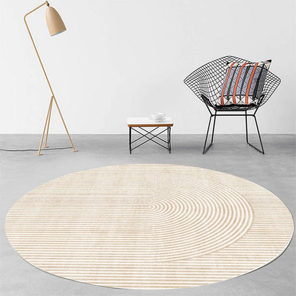 Modern Light Luxury Round Carpet Bedroom Living Room Sofa Leg Pads - Hearth & Lume