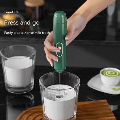 Milk Frother Coffee Frother Household Electric Milk Stirring Battery Handheld Blender - Hearth & Lume