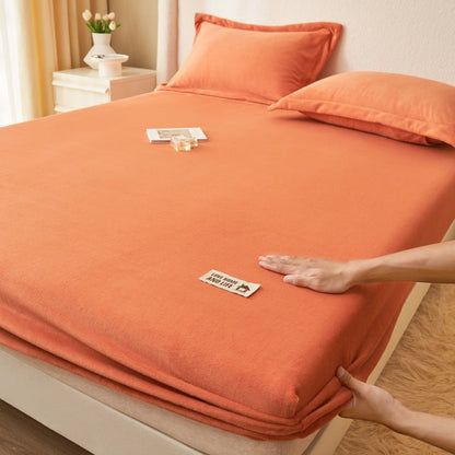 Fitted Sheet Fleece - lined Bedspread - Hearth & Lume