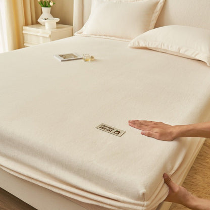 Fitted Sheet Fleece - lined Bedspread - Hearth & Lume