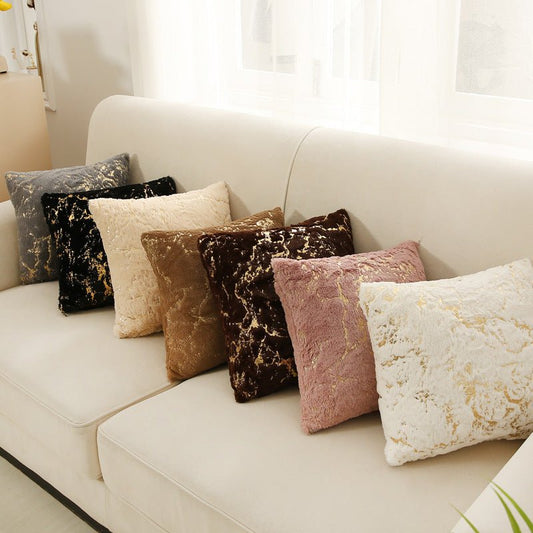 Throw Pillow Plush Throw Pillowcase Sofa Living Room Head Cushion Waist - Hearth & Lume