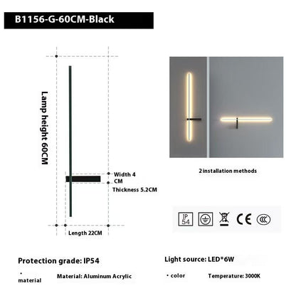 Outdoor Waterproof Wall Lamp Courtyard Stairs Aisle Light - Hearth & Lume