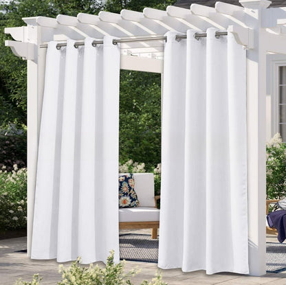 Solid Color Outdoor Waterproof And Sun Protection Shading Curtain - Hearth & Lume