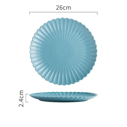 Creative Simple Solid - color Ceramic Plate - Hearth & Lume