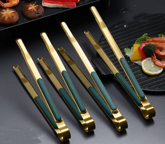 Korean Stainless Steel Barbecue Tongs Barbecue Steak Tongs - Hearth & Lume