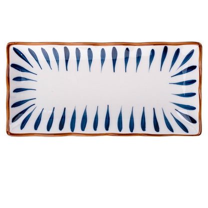 Japanese - style Dinner Plate Household Ceramic Plate - Hearth & Lume
