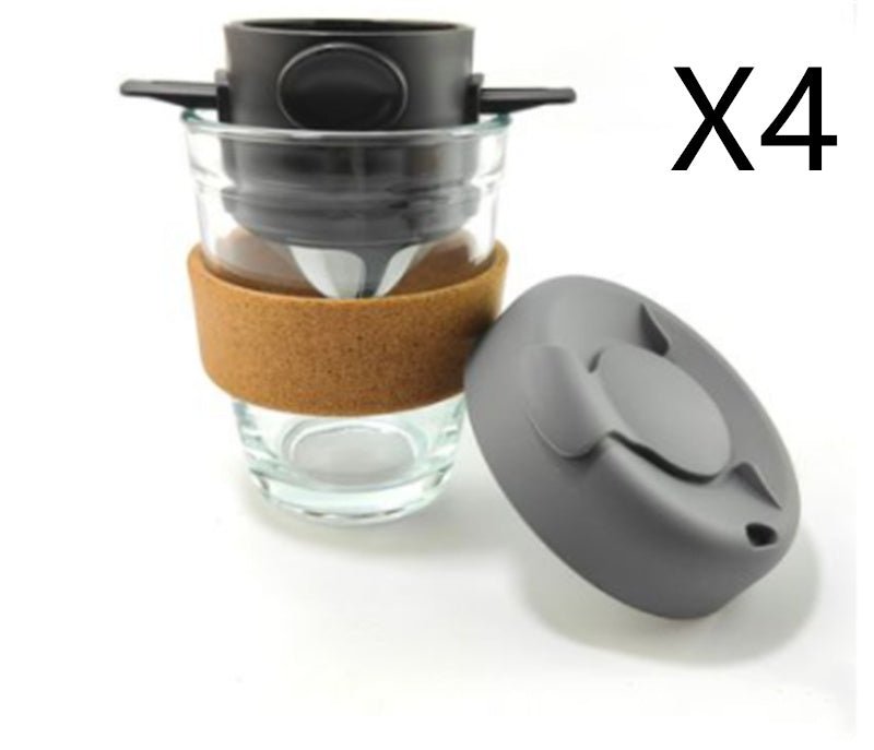 Foldable Portable Coffee Filter Stainless Steel Coffee Machine - Hearth & Lume