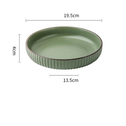 Vintage Ceramic Stir - fry Plate Salad Plate Slightly Concealer - Hearth & Lume
