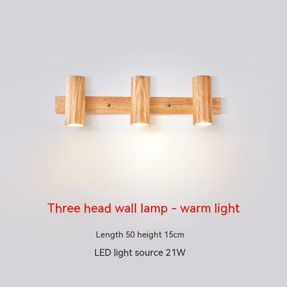 Original Wooden Bedroom Wall Lamp Japanese Retro - Hearth & Lume