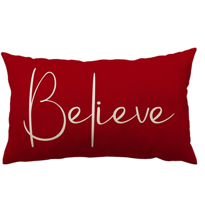 Christmas Simple Linen Pillow Cover Home Sofa Decoration - Hearth & Lume