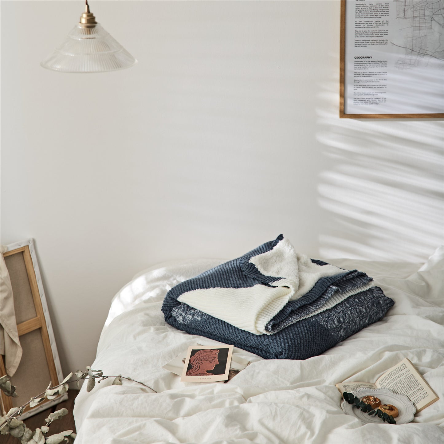 Lamb Cashmere Thickened Warm Blanket Quilt Knitting - Hearth & Lume