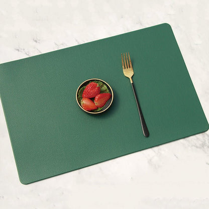 Imitation Leather Placemats, Placemats, Heat Insulation Placemats, Western Placemats - Hearth & Lume