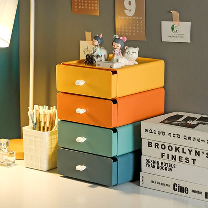 Desktop Superimposed Drawer Storage Office Dormitory - Hearth & Lume