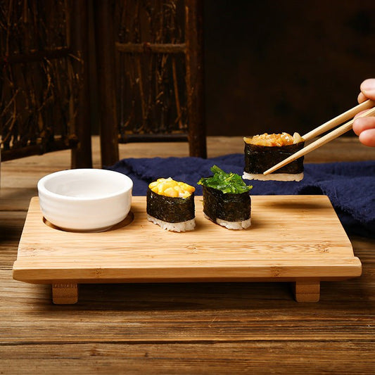 Bamboo Wood Sushi Plate - Hearth & Lume