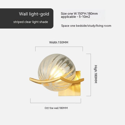 Simple Bedroom Bedside European Wall Lamp - Hearth & Lume