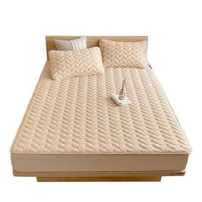 Antibacterial Soybean Quilted Fitted Sheet Water - proof Mattress - Hearth & Lume