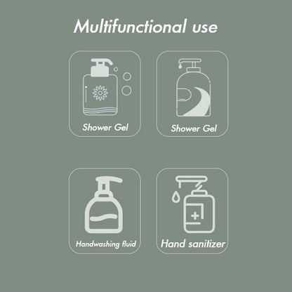 450ml Manual Wall Mounted Bathroom Liquid Soap Dispenser - Hearth & Lume