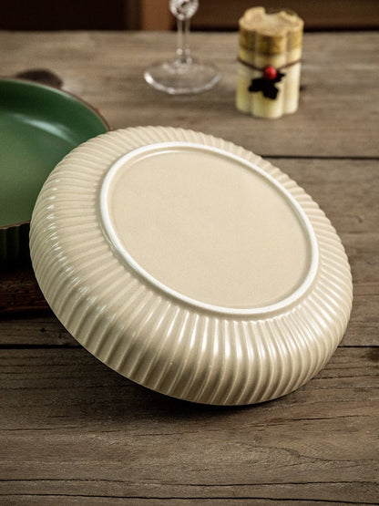 Vintage Ceramic Stir - fry Plate Salad Plate Slightly Concealer - Hearth & Lume