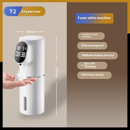 Automatic Hand Washing Machine Induction Intelligent Wall - mounted Rechargeable Soap Dispenser - Hearth & Lume