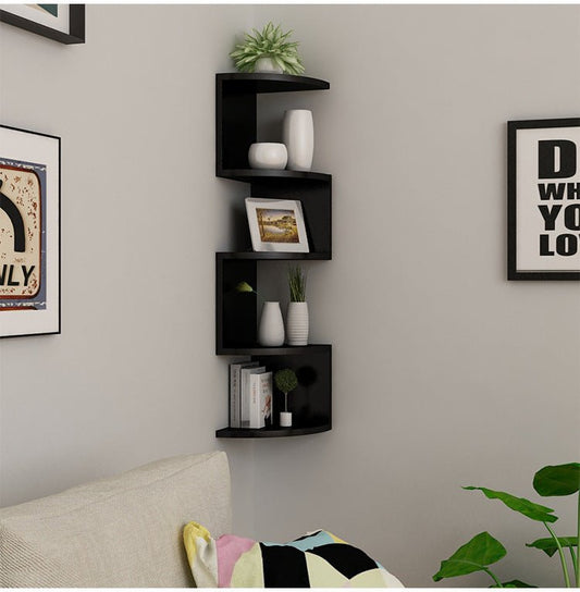 Wall Creativity Lattice Wall Corner Wall Decoration Shelf Bedroom - Hearth & Lume