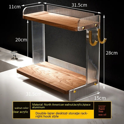 Bathroom Countertop Commodity Shelf Acrylic Storage Rack - Hearth & Lume