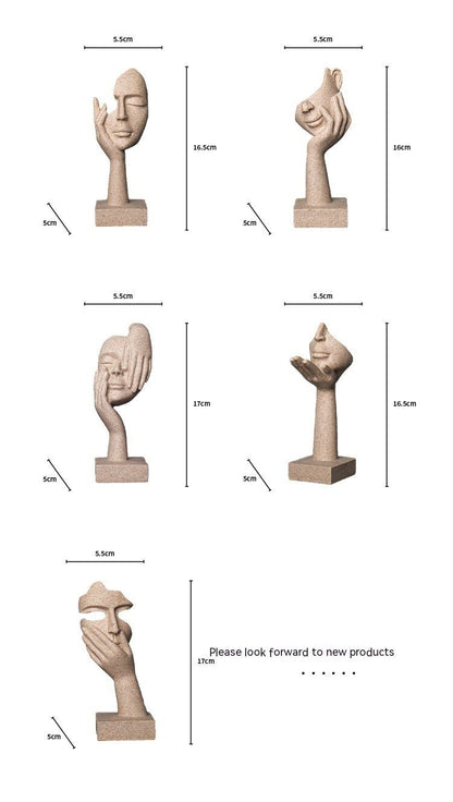 Office Living Room Sculptured Ornaments - Hearth & Lume