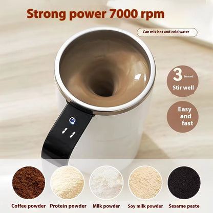 Stainless Steel Coffee Stirring Cup Digital Display Automatic Multi - function - Hearth & Lume