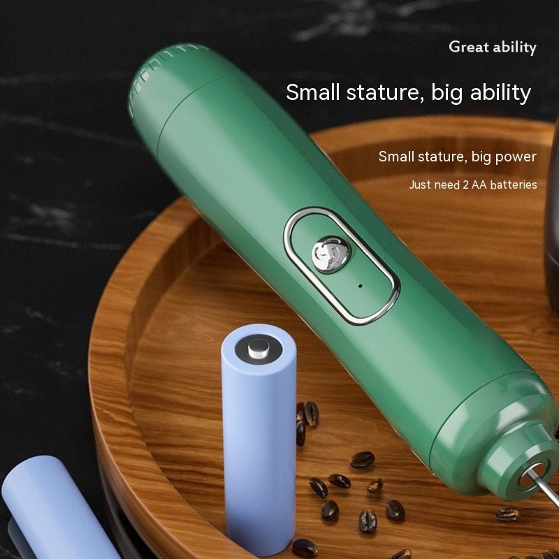 Milk Frother Coffee Frother Household Electric Milk Stirring Battery Handheld Blender - Hearth & Lume
