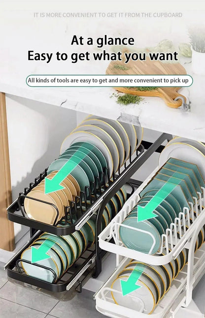 Multi - functional Kitchen Storage Rack Dish Draining Rack - Hearth & Lume